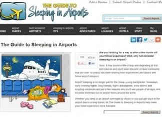 Bits & Viagens: Dormir no Aeroporto