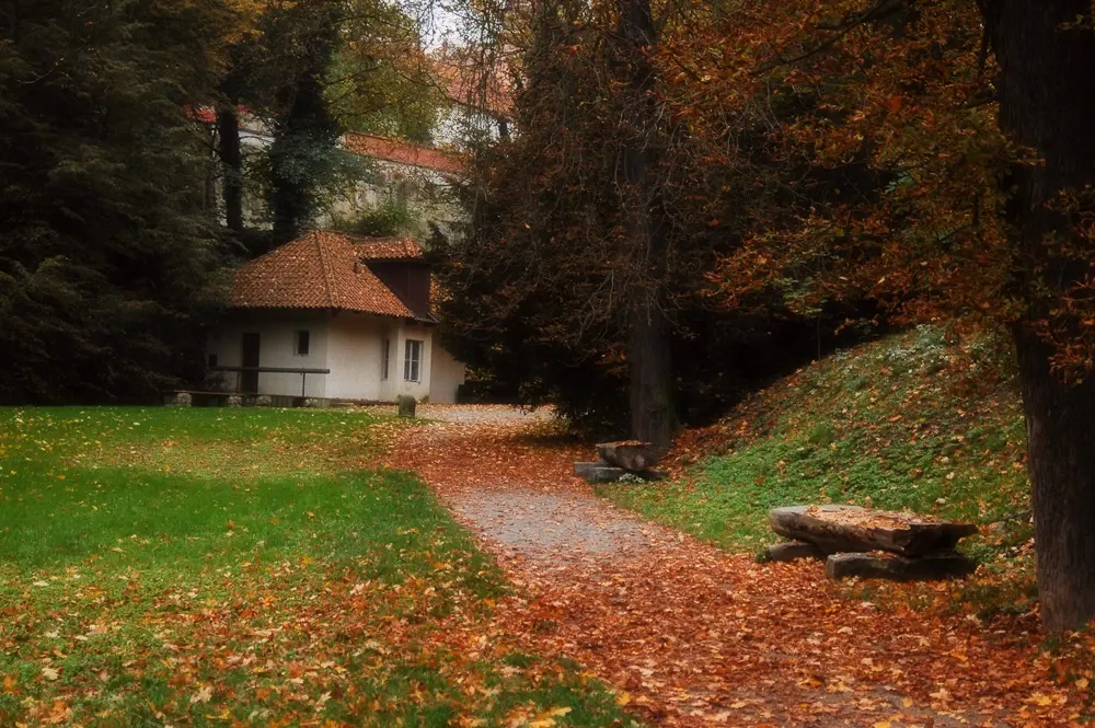 A casa dos tratadores dos ursos