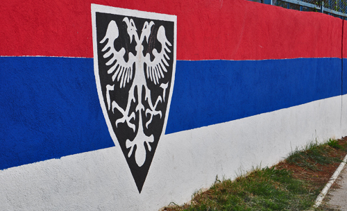 Mural ultra-nacionalista em Trebinje