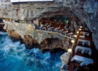 Restaurantes Loucos (1): Grotta Palazzese