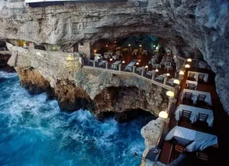 Restaurantes Loucos (1): Grotta Palazzese