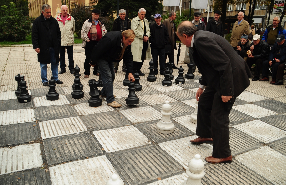 Xadrez Gigante. Sarajevo.