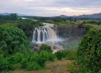 Etiópia. Dia 2. Blue Nile Falls.