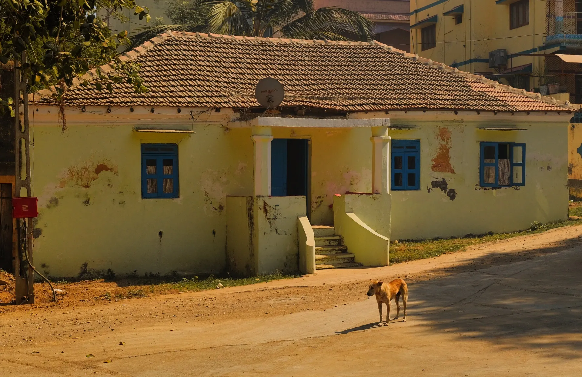 Casa portuguesa no bairro cristão de Diu
